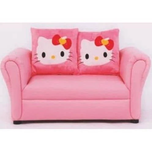 Children's furniture hello kitty double couch for kids size ;100x40x68cm