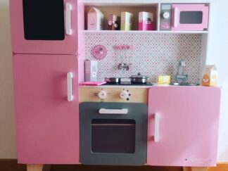 Wooden Kitchen Playset for Kids - 80×25×83 cm