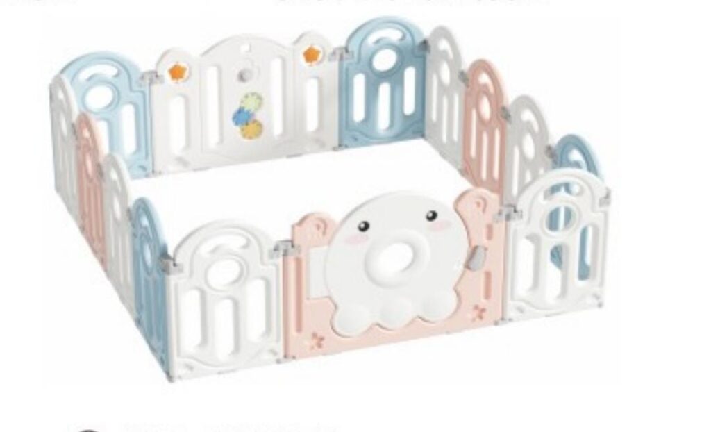 Indoor Kids Plastic Fence - 160×166 cm