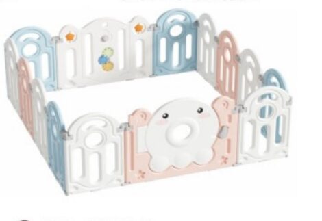 Indoor Kids Plastic Fence - 160×166 cm