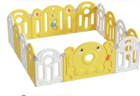 Indoor Kids Plastic Fence - 160×166 cm
