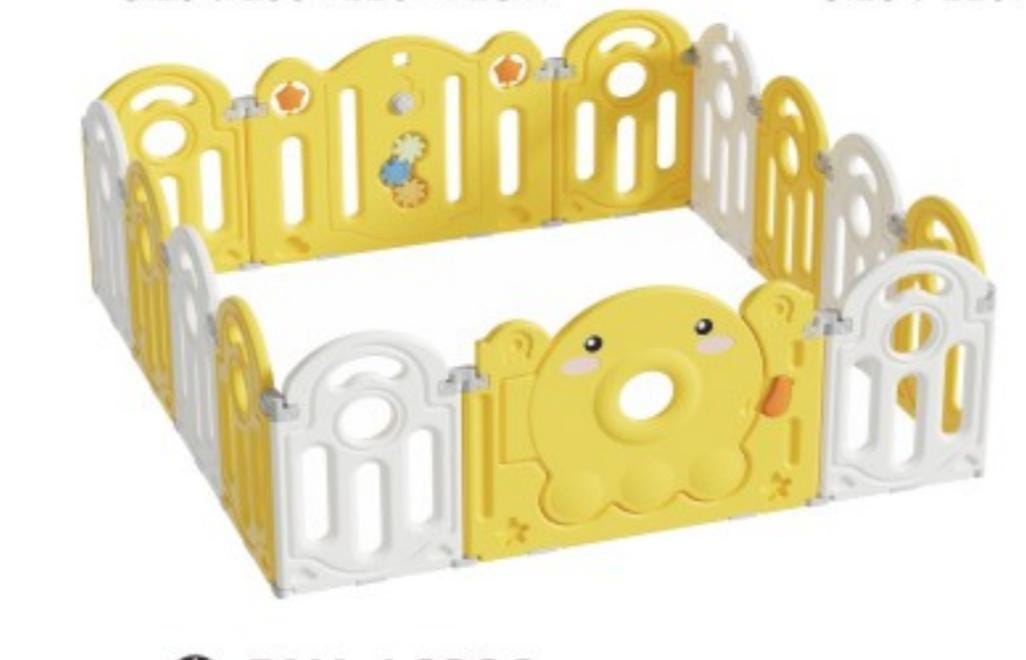 Indoor Kids Plastic Fence - 160×166 cm