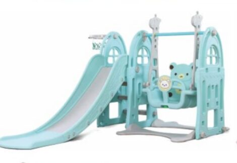 Indoor Slide & Swing Set – Size: 152x200x120 cm