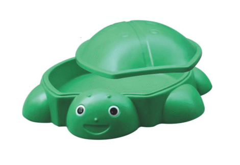 Plastic Sandbox for Backyard Play – Durable Design – Size: 120×110×36 cm