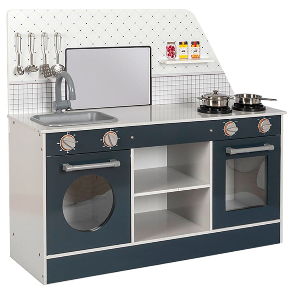 Wooden Kitchen with Light & Sound - Size; 92×32×81 cm