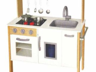 Wooden Kitchen Playset for Kids - 72×30×90 cm