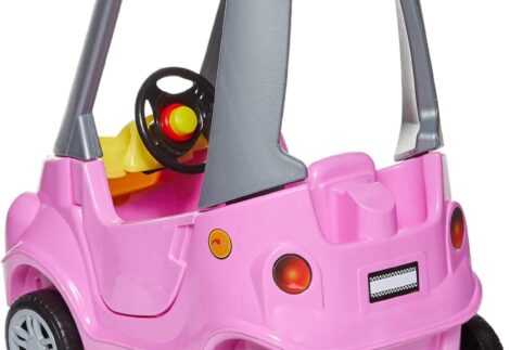 Buggy-Style Push Car for Toddlers – Foot-to-Floor Plastic Ride-On with Doors – Size: 73×47×87 cm