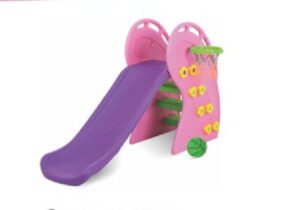 INDOOR PLASTIC TOY WITH SMALL SLIDE SIZE ; 140X62X85CM