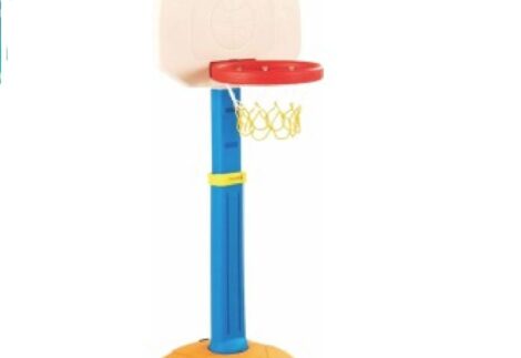 Adjustable Basketball Hoop – Indoor/Outdoor Stand – Size: 53×53×158 cm