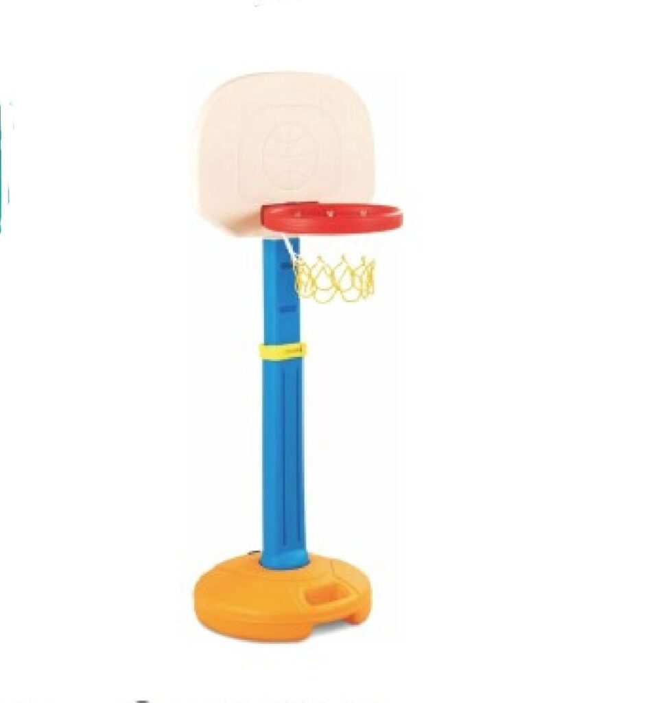 Adjustable Basketball Hoop – Indoor/Outdoor Stand – Size: 53×53×158 cm