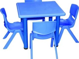 Kindergarten Kids Eating Desk Children's plastic rectangle Table.  size; 62x62x50,52,54cm