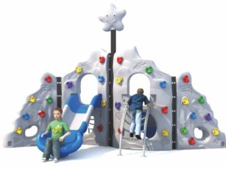 Outdoor Rock Climber – Plastic Playground Frame – Size: 500×380×260 cm