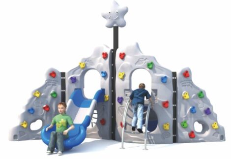 Outdoor Rock Climber – Plastic Playground Frame – Size: 500×380×260 cm