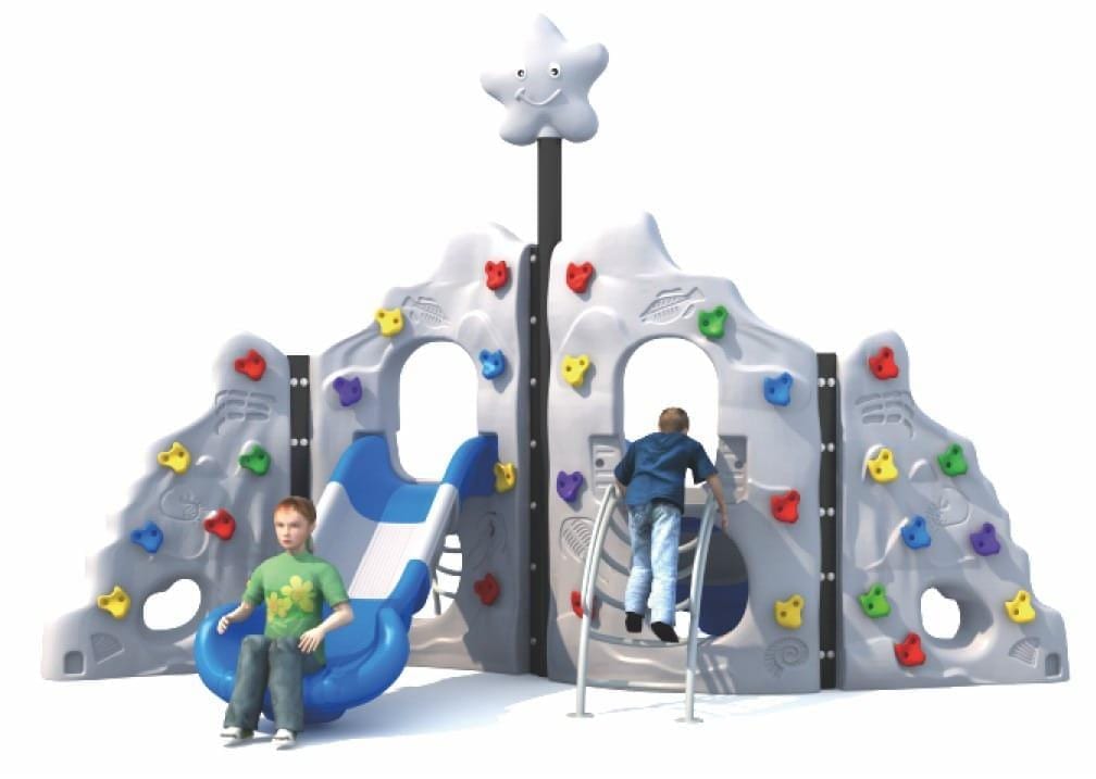 Outdoor Rock Climber – Plastic Playground Frame – Size: 500×380×260 cm