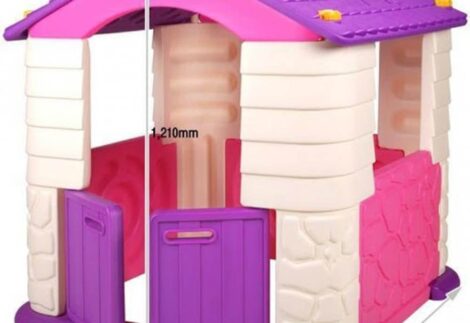 Indoor & Outdoor Kids Playhouse – Fun Plastic Toy for Children
-Size: 114×114×121 cm