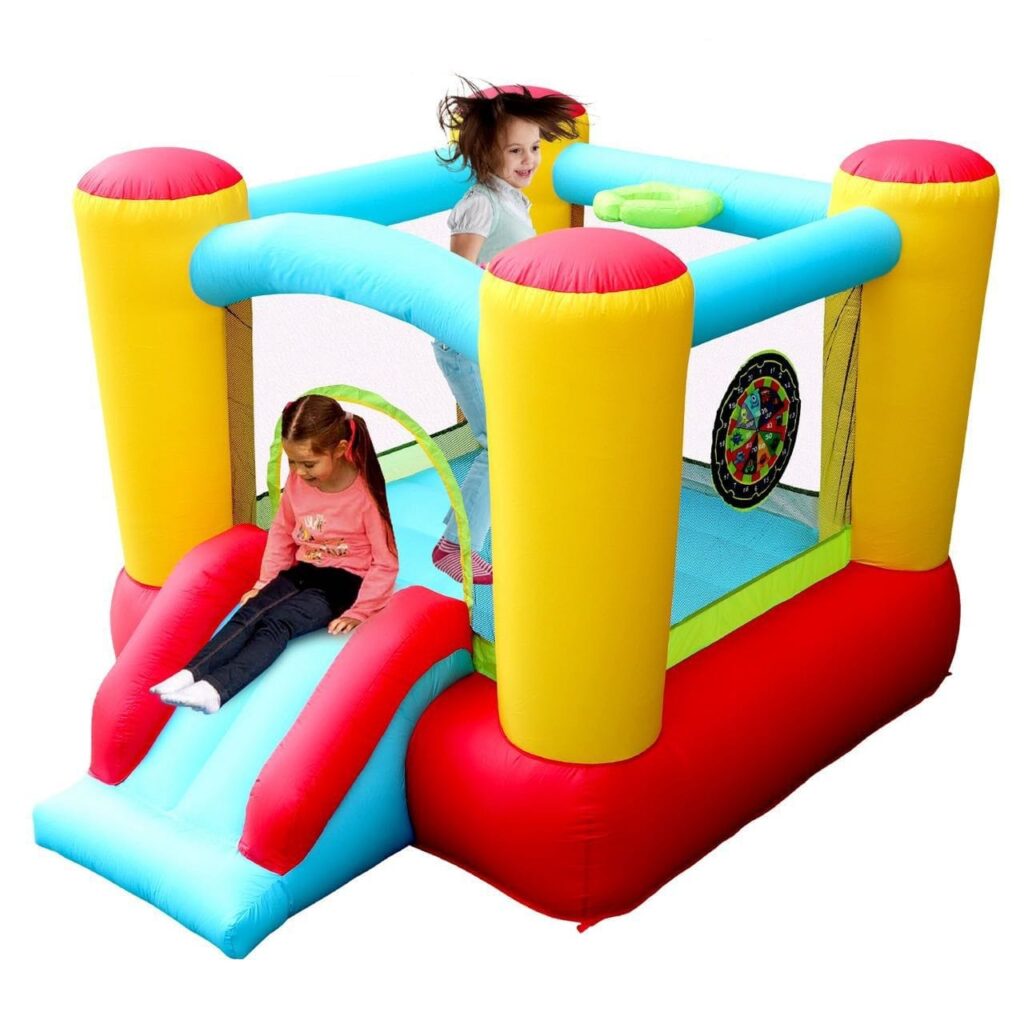 Inflatable Bounce House with Slide for Kids - Size: 250×200×160 cm