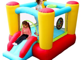 Inflatable Bounce House with Slide for Kids - Size: 250×200×160 cm