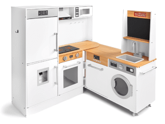 Wooden Play Kitchen for Kids