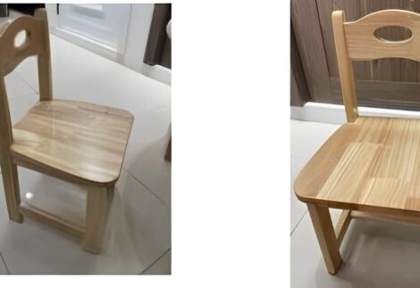 Modern dining chairs - Wooden Chair, Children's Backrest Chair For School/home/training Class/classroom/student/dormitory for living room, bedroom and kitchen. H:30 cm