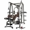 POWERUP SMITH MACHINE HEAVY DUTY PRO MULTIGYM WITH BENCH