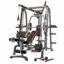 POWERUP SMITH MACHINE HEAVY DUTY PRO MULTIGYM WITH BENCH