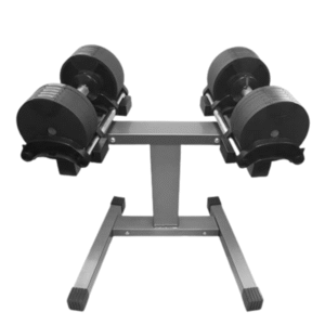 POWER UP SMART DUMBBELLS PAIR 20KG X2 – 40KG – WITH RACK