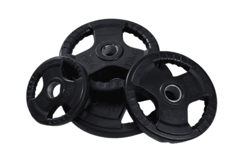 TASport Rubber Coated Olympic Plates 15 to 20KG