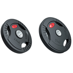 APEX OLYMPIC PLATE RUBBER COATED 5 KG- BLACK