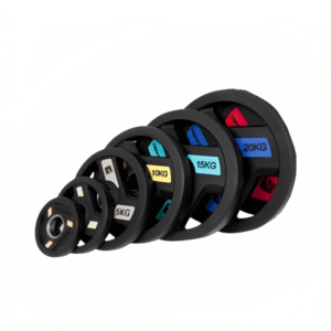 POWERUP OLYMPIC COLORED PLATE RUBBER COATED 25 KG