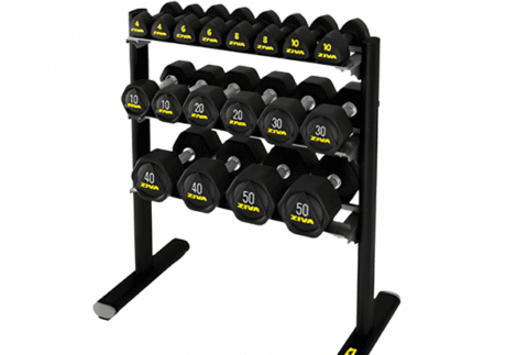 Ziva Dumbbell Rack Eps 3 Tier Tribells & Dumbbells Rack
