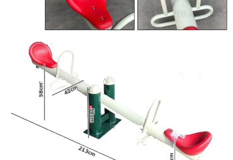 Outdoor Playground Balance Seesaw Toy – 2 Seaters