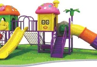 Premium Outdoor Kids Playset with 3 Exciting Slides & Climbing Frame – No Swings, Durable & Safe – Size 750x380x260 cm
