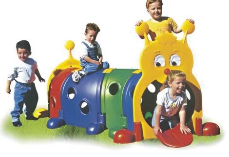 Indoor & Outdoor Caterpillar Tunnel Playground Toy for Kids – Large Activity Play – Size: 210×100×105 cm