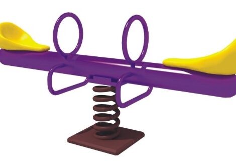 OUTDOOR PLAYGROUND TOY BALANCE SEESAW – TWO SEATS– 200X60X75 CM