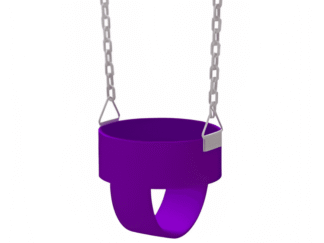 Baby Swing Seat with Chain Hook – Safe Toddler Swing for Indoor & Outdoor – 1 Set
