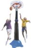 TODDLER BASKETBALL HOOP, ADJUSTABLE HEIGHT KIDS BASKETBALL HOOP FOR KIDS INDOOR OUTDOOR SPORTS SIZE: 76 X 65 X 162 CM