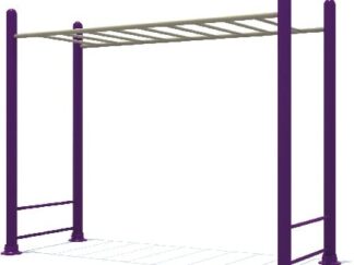 Kids Outdoor Monkey Bars – Gymnastic Climbing Frame – Size: 300×110×250 cm