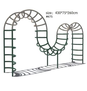 OUTDOORS TOYS, BODY TRAINER CLIMBING FRAME SPORT EQUIPMENT OUTDOOR FITNESS SIZE: 430X75X260 CM