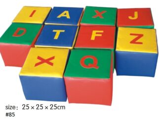 Soft Play Toys - Alphabet Blocks for Kids - Indoor - 10 pcs