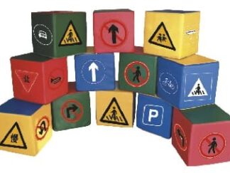 Soft Play Toys - Traffic Instruction Blocks - Indoor Use