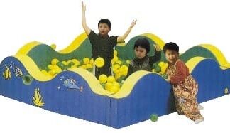 Soft Play Ball Pool - Indoor Use - 195×195×50 cm