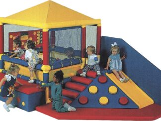 Soft Play Zone - Multi-Activity Indoor Playhouse with Ball Pit - 4×2.1×2.5 m