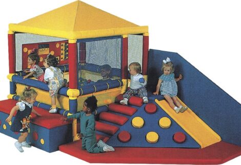 Soft Play Zone - Multi-Activity Indoor Playhouse with Ball Pit - 4×2.1×2.5 m