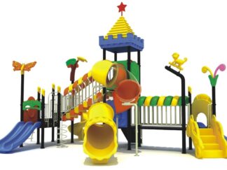 Outdoor Heavy Duty Playground Set – 5 Slides – Size: 950x500x500 cm
