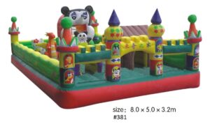 INFLATABLE PLAYGROUND SIZE ; 8MX5MX3.2M