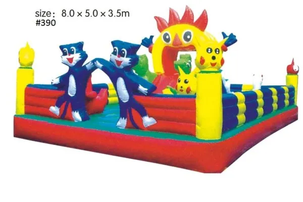 INFLATABLE PLAYGROUND SIZE ; 8M X5MX 3.5M