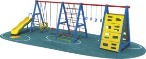 OUTDOOR SWING SERIES WITH PREMIUM METAL, 4 IN1 SWING, SLIDE, HANGING AND CLIMBERS FOR KIDS