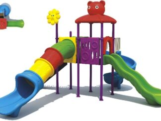 Outdoor Playground Toy with 3 Different Slides – Unique Designs & Safe for Kids – Size 510x535x325 cm