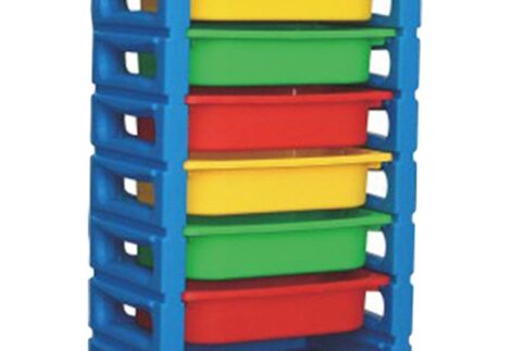 Plastic toys organizer storage box shelf with drawers size; 51x32x83 cm