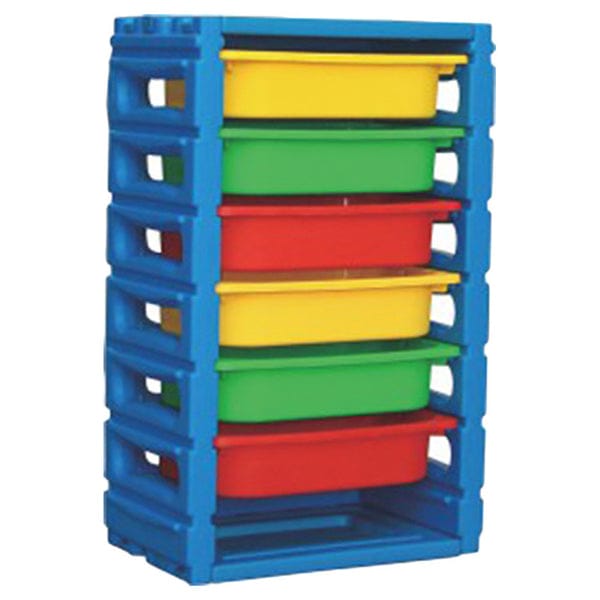 Plastic toys organizer storage box shelf with drawers size; 51x32x83 cm
